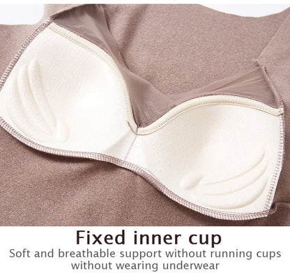💓Thermal underwear with built in chest pad (The 2nd one is half price)