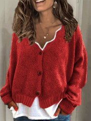 Retro Casual Clash Sweater
