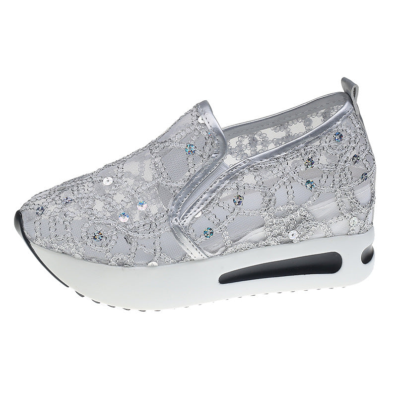 🔥Women's Stylish Floral Lace Platform Shoes Sandals Sneakers