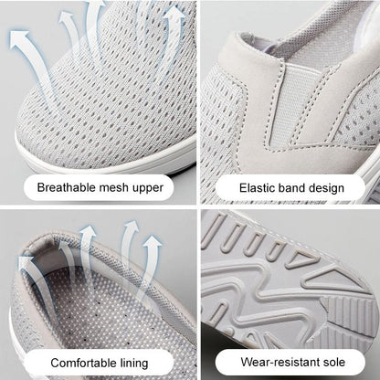 Ice silk heightening air cushion women's shoes