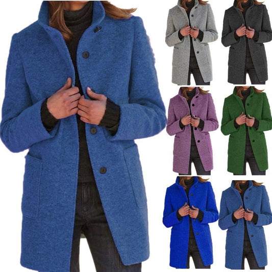 LAST DAY 49% OFF 🔥-Vintage Solid Button Down Jacket