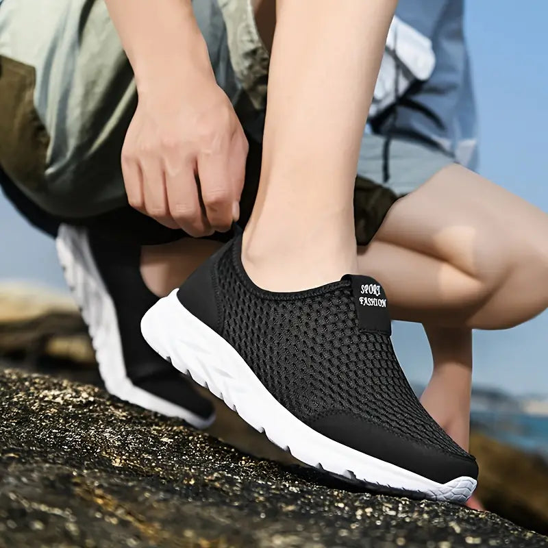 🔥49% OFF Today🔥Breathable Slip On Sneakers for Men - Perfect for All Day Outdoor Walking and Running