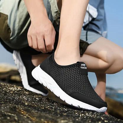 🔥49% OFF Today🔥Breathable Slip On Sneakers for Men - Perfect for All Day Outdoor Walking and Running