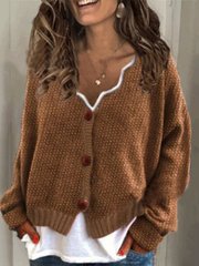Retro Casual Clash Sweater
