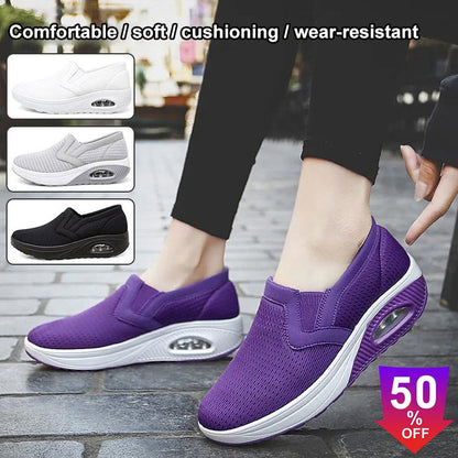 Ice silk heightening air cushion women's shoes