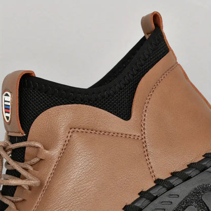 Women's Comfortable Waterproof Leather Sneaker Boots Shoes