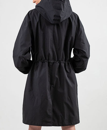 Water Resistant Oversized Hooded Windbreaker Rain Resistant Jacket