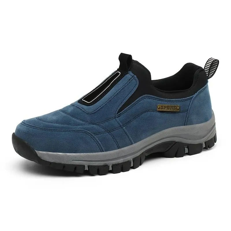 Men's Outdoor Lightweight Non-slip Walking Shoes Slip-On Hiking Shoes Sneakers