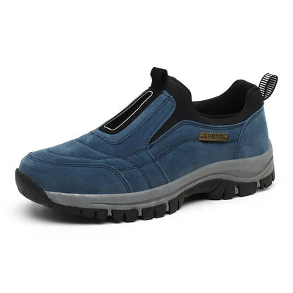 Men's Outdoor Lightweight Non-slip Walking Shoes Slip-On Hiking Shoes Sneakers
