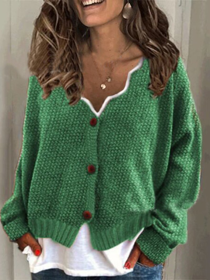 Retro Casual Clash Sweater