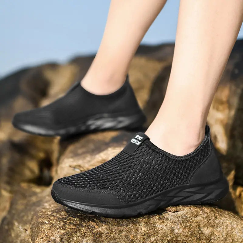🔥49% OFF Today🔥Breathable Slip On Sneakers for Men - Perfect for All Day Outdoor Walking and Running