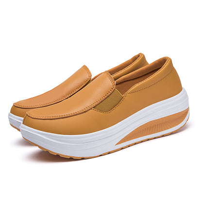 Women's Ergonomic Pain Relief Arch Support Leather Shoes