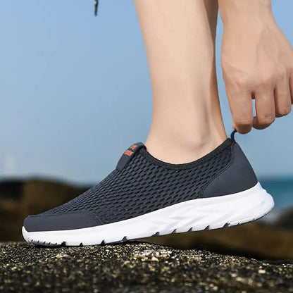 🔥49% OFF Today🔥Breathable Slip On Sneakers for Men - Perfect for All Day Outdoor Walking and Running