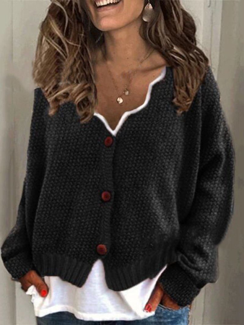 Retro Casual Clash Sweater