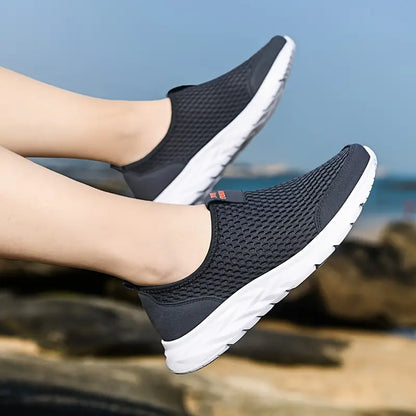 🔥49% OFF Today🔥Breathable Slip On Sneakers for Men - Perfect for All Day Outdoor Walking and Running