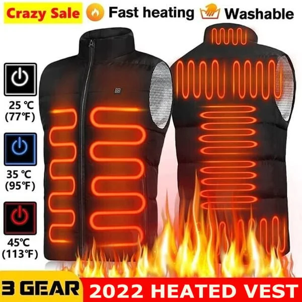 ⚡Just 2 Secs-Warm You Up⚡2024 Hot Sale Unisex Heating Vest (Buy 2 Free Shipping)