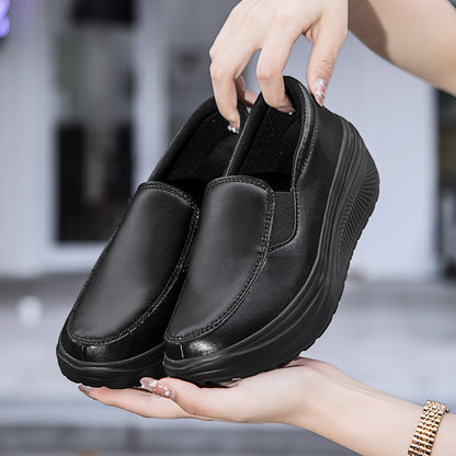 Women's Ergonomic Pain Relief Arch Support Leather Shoes