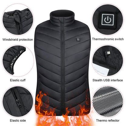 ⚡Just 2 Secs-Warm You Up⚡2024 Hot Sale Unisex Heating Vest (Buy 2 Free Shipping)
