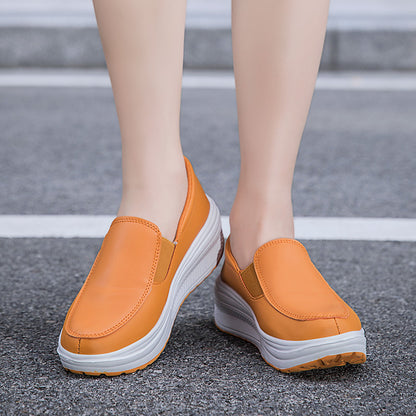 Women's Ergonomic Pain Relief Arch Support Leather Shoes