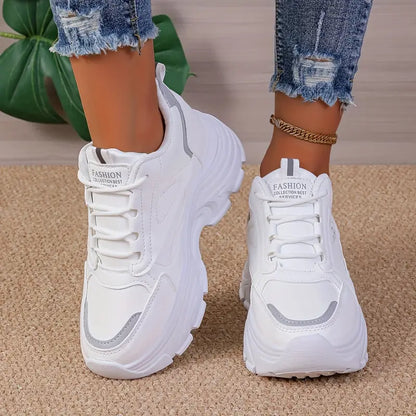 Women's Fashion Chunky Sneakers Trendy Wedge Sports Shoes