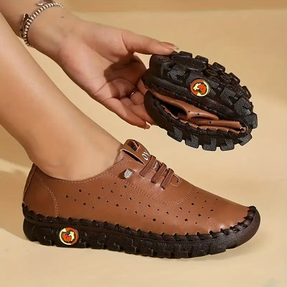 Women's Hollow Out Design Breathable Soft Sole Flat Shoes (🔥BUY 2 FREE SHIPPING)
