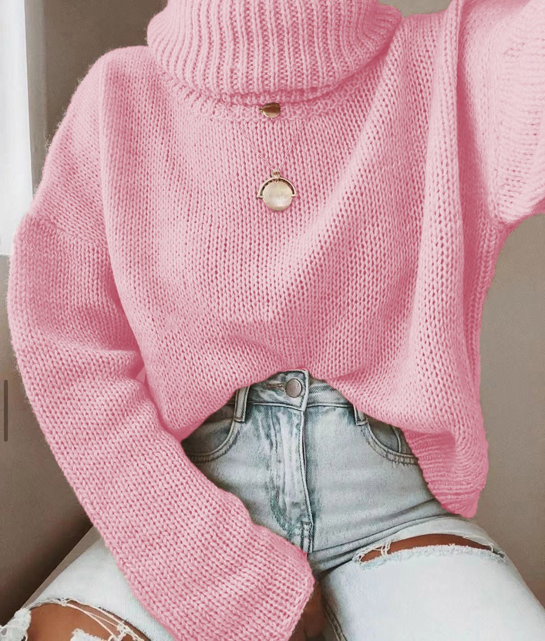 Turtleneck Jumper Woman