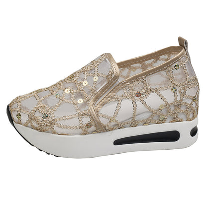 🔥Women's Stylish Floral Lace Platform Shoes Sandals Sneakers