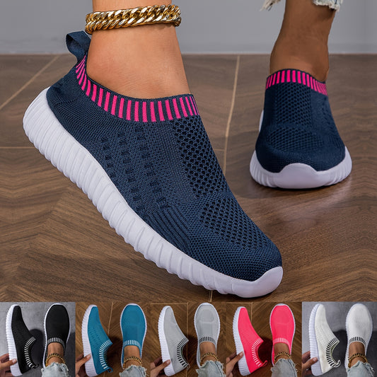 Women's Lightweight Breathable Knit Outdoor Shoes Sneakers