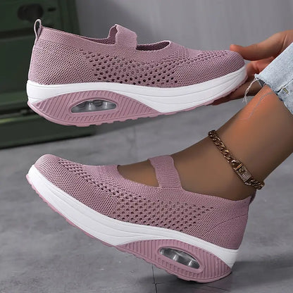 Women's Breathable & Comfortable Slip-On Knit Sneakers