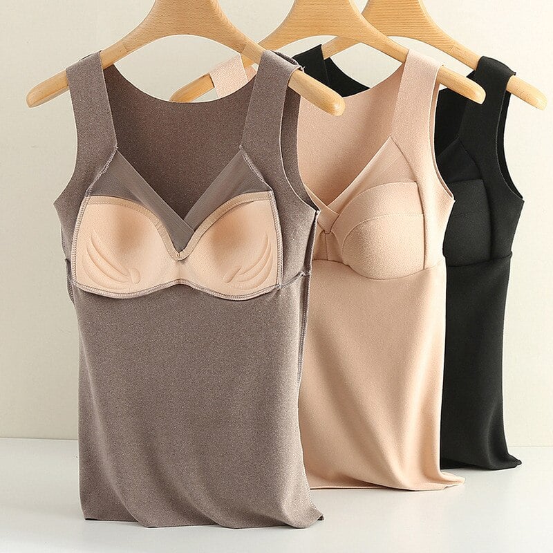 💓Thermal underwear with built in chest pad (The 2nd one is half price)