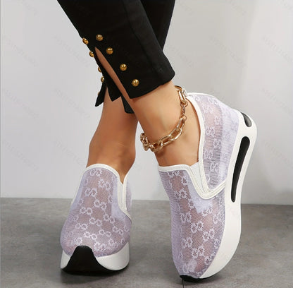 🔥Women's Stylish Floral Lace Platform Shoes Sandals Sneakers