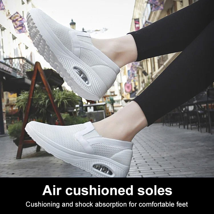 Ice silk heightening air cushion women's shoes