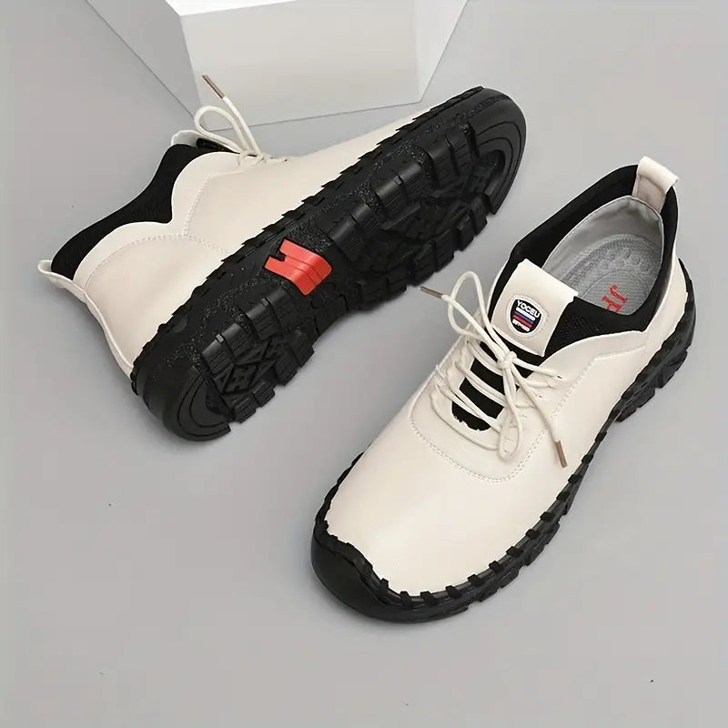 Women's Comfortable Waterproof Leather Sneaker Boots Shoes